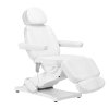 Fotel kosmetyczny do pedicure elektryczny Sillon Classic 4 silniki z kołyską biały